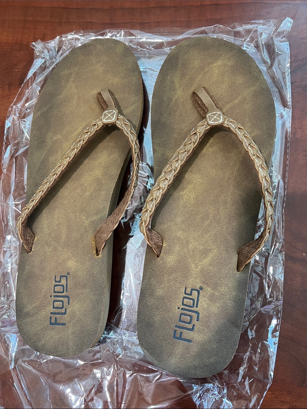 Flojos Women’s Sky Tan Flip Flops
